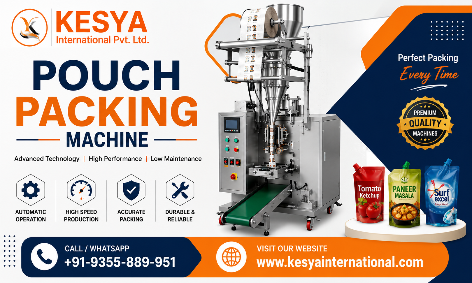 Pouch Packing Machine बनाने वाली Company: मशीन खरीदने की पूरी जानकारी